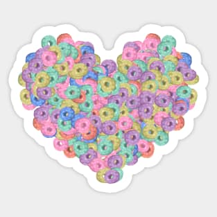 I love fruit loops Sticker